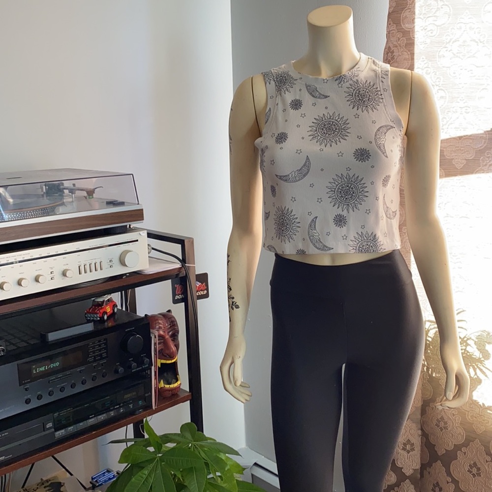 astronomy inspired tank top